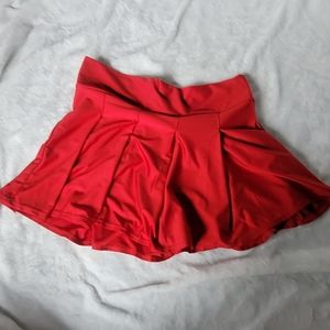COPY - Pleated red mini skirt lingerie l/xl